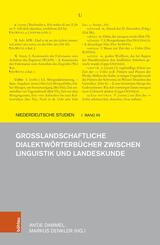 Gro&szlig;landschaftliche Dialektw&ouml;rterb&uuml;cher zwischen Linguistik und Landeskunde