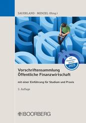Vorschriftensammlung &Ouml;ffentliche Finanzwirtschaft