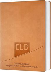 Elberfelder Bibel. Die gro&szlig;e Studien- und Kommentarausgabe, Kunstleder Beige