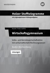 Holzer Stofftelegramme Baden-W&uuml;rttemberg - Wirtschaftsgymnasium