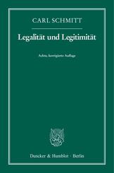 Legalit&auml;t und Legitimit&auml;t.