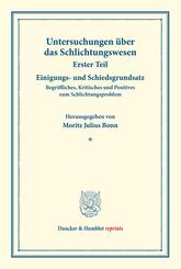 Einigungs- und Schiedsgrundsatz.