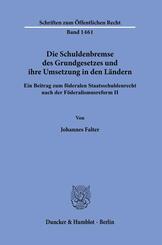 Die Schuldenbremse des Grundgesetzes und ihre Umsetzung in den L&auml;ndern.