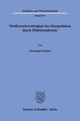 Wettbewerbswidrigkeit der Manipulation durch Plattformdienste.