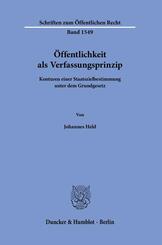 &Ouml;ffentlichkeit als Verfassungsprinzip