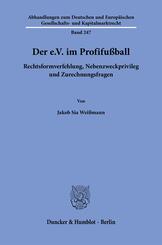 Der e.V. im Profifu&szlig;ball