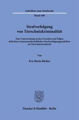Strafverfolgung von Tierschutzkriminalit&auml;t