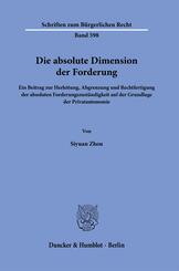 Die absolute Dimension der Forderung