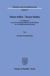 Daten teilen - besser heilen