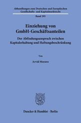 Einziehung von GmbH-Gesch&auml;ftsanteilen