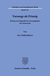 Vorsorge als Prinzip