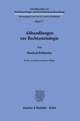 Abhandlungen zur Rechtssoziologie