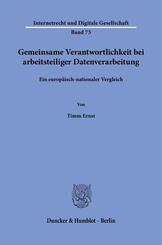Gemeinsame Verantwortlichkeit bei arbeitsteiliger Datenverarbeitung