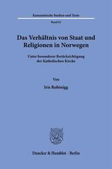 Das Verh&auml;ltnis von Staat und Religionen in Norwegen