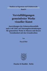 Vervielf&auml;ltigungen gemeinfreier Werke visueller Kunst