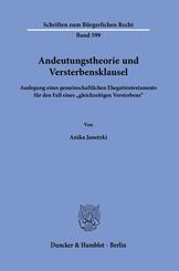 Andeutungstheorie und Versterbensklausel