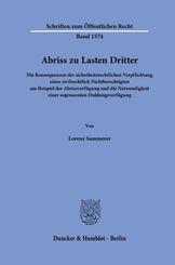 Abriss zu Lasten Dritter