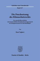 Die Durchsetzung des Klimaschutzrechts