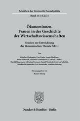 &Ouml;konominnen. Frauen in der Geschichte der Wirtschaftswissenschaften