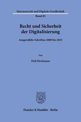 Recht und Sicherheit der Digitalisierung