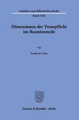 Dimensionen der Treuepflicht im Beamtenrecht