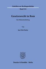 Gesetzesrecht in Rom