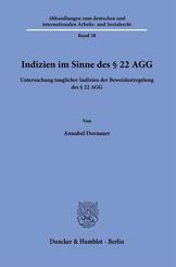 Indizien im Sinne des &sect; 22 AGG