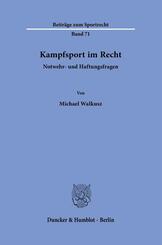 Kampfsport im Recht