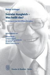Sozialer Ausgleich - Was hei&szlig;t das?