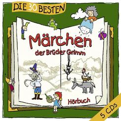 Die 30 besten M&auml;rchen der Br&uuml;der Grimm,5 Audio-CDs