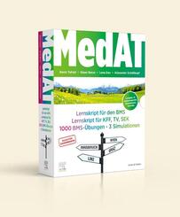 MedAT Kompendium - Lernskript f&uuml;r den BMS, Lernskript f&uuml;r KFF, TV, SEK, BMS-&Uuml;bungen, Simulationen im Schuber