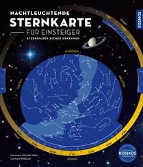 Nachtleuchtende Sternkarte f&uuml;r Einsteiger