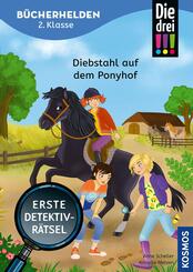 Die drei !!!, B&uuml;cherhelden 2. Klasse, Diebstahl auf dem Ponyhof