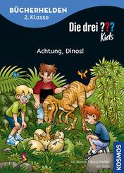 Die drei ??? Kids, B&uuml;cherhelden 2. Klasse, Achtung, Dinos!
