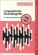 W&ouml;rterbuch Linguistische Grundbegriffe