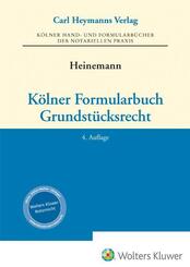 K&ouml;lner Formularbuch Grundst&uuml;cksrecht