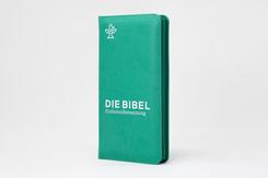 Die Bibel. revidierte Einheitsübersetzung, Taschenausgabe verde mit Reißverschluss