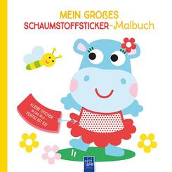 Mein gro&szlig;es Schaumstoffsticker-Malbuch - Nilpferd