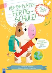 Auf die Pl&auml;tze, fertig - Schule! 3-4 Jahre (Cover Kuh)