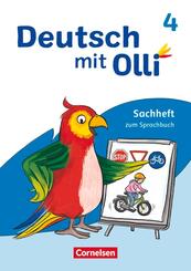 Deutsch mit Olli - Sachhefte 1-4 - Ausgabe 2021 - 4. Schuljahr