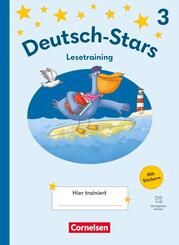 Deutsch-Stars - Lesetraining Ausgabe ab 2025 - 3. Schuljahr