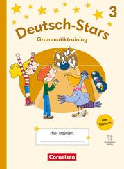 Deutsch-Stars - Grammatiktraining Ausgabe ab 2025 - 3. Schuljahr