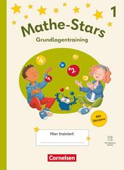 Mathe-Stars - Grundlagentraining Ausgabe ab 2025 - 1. Schuljahr