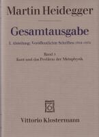 Kant und das Problem der Metaphysik (1929)