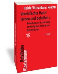 Vereinfachte Hanzi lernen und behalten.Tl.1