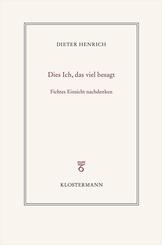 Dies Ich, das viel besagt