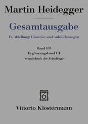 Verm&auml;chtnis der Seinsfrage