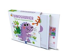 Dinosaurier - 1 Buch und 3 magnetische Puzzles