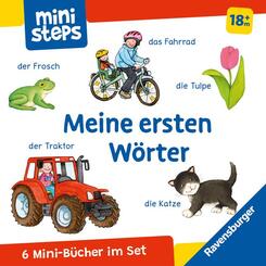 ministeps Mein erster Bücher-Würfel: Meine ersten Wörter (Bücher-Set) - ab 12 Monate