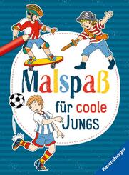 Malspaß für coole Jungs ab 4 Jahren